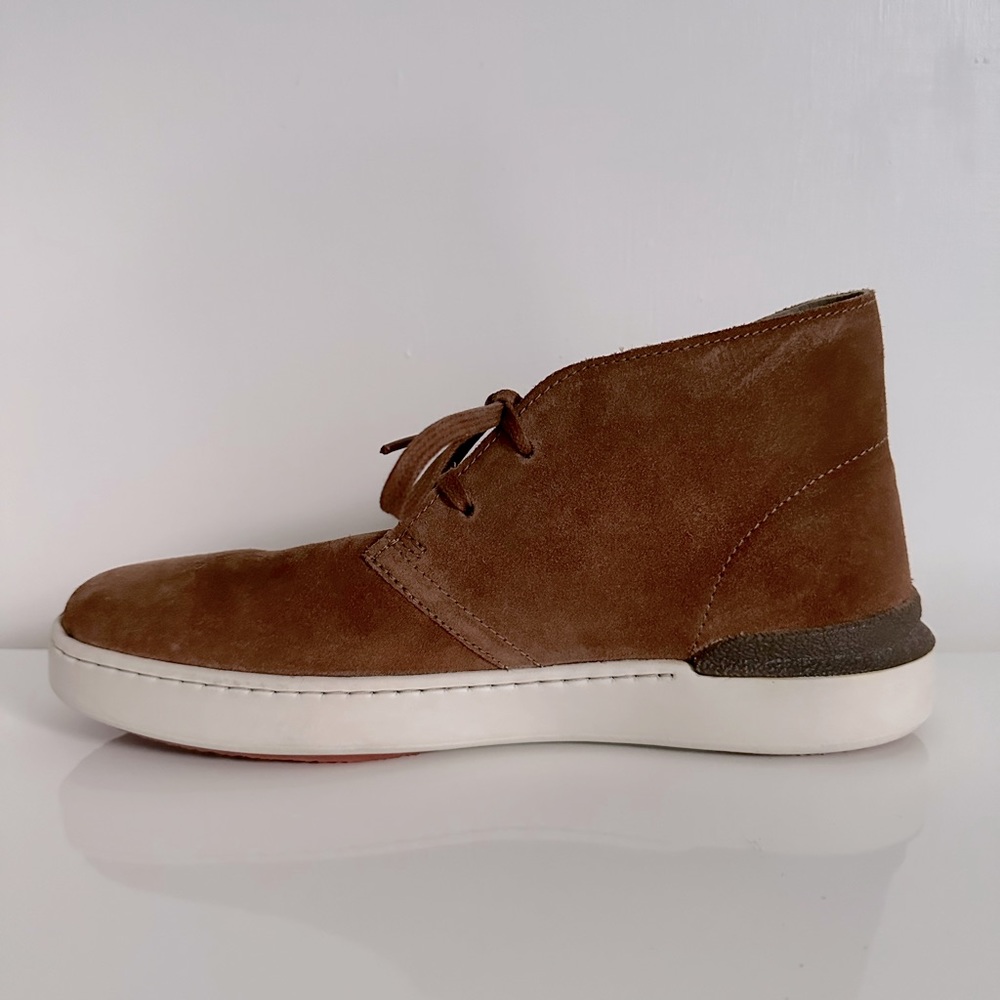Clarks Men's CourtLite DBT Cognac Suede 26165551 Size 10 Boots Desert Boots - Picture 3 of 9